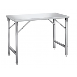 Table inox 1200 x 600 pliante